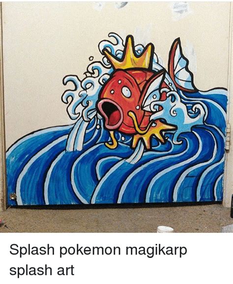 Ag Splash Pokemon Magikarp Splash Art Magikarp Meme On Meme