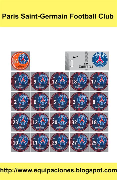 Discuss with other fans and dream bigger. EQUIPACIONES: París Saint-Germain Football Club