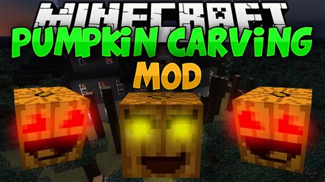 Minecraft Mods Pumpkin Carving Customize Pumpkins Mod