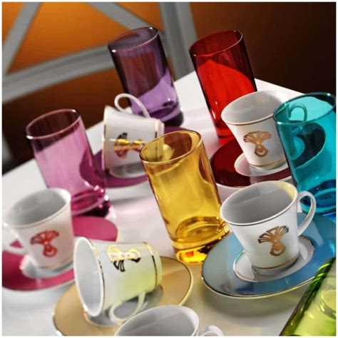 Buy Colour Turkish Coffee Serving Set For Six Grand Bazaar Istanbul