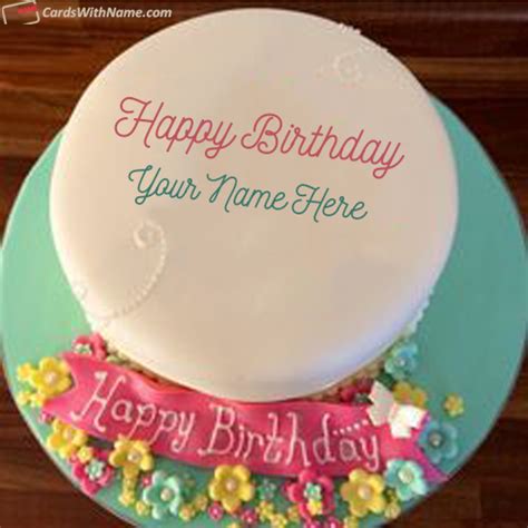 Get our best designer happy birthday gif images with name. Beautiful Birthday Cake For Sister With Name Edit - Cakes With Name Generator | Beautiful ...