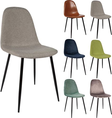 All About Chairs Fabric Upholstered Modern Kitchen Dining Chair With