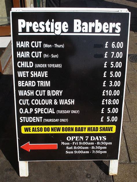 Haircuts are just like jeans and boots. 23 London Road: Prestige Barber