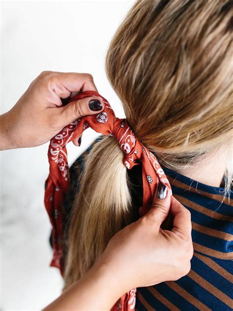 Hair Tutorial The Hair Scarf Two Ways The Effortless Chic Bobby