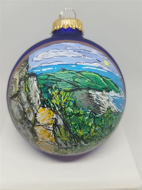 If you want something more than the acadia park gift shop stuff, the stuff you'd find and want would be. Beehive Acadia Trail Glass Ornament - The Christmas ...
