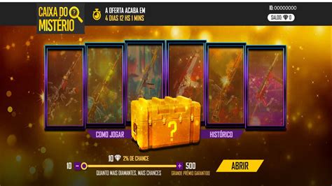 Get unlimited diamonds and coins with our garena free fire diamond hack and become the pro gamer that you've always wanted to be. Novo Evento:Caixa do Mistério - Free Fire News