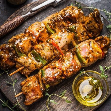 Brochettes halal de poulet barbecue-halbutche-boucherie halal en ligne