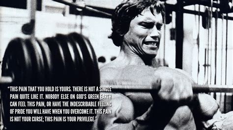 Arnold Schwarzenegger Motivational Quote Bodybuilding Bodybuilder