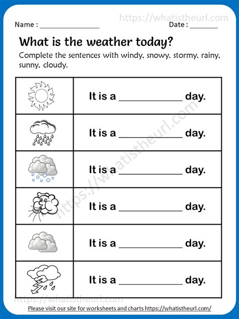 weatherworksheetsforgrade2  Your Home Teacher