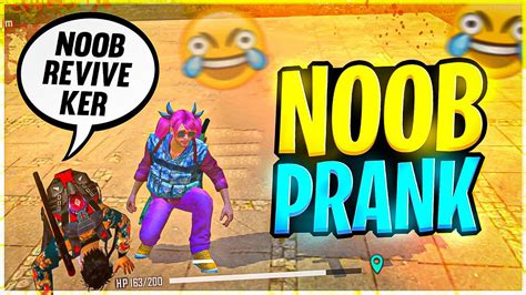 Noob Prank With Random Players Must Watch Garena Free Fire Youtube