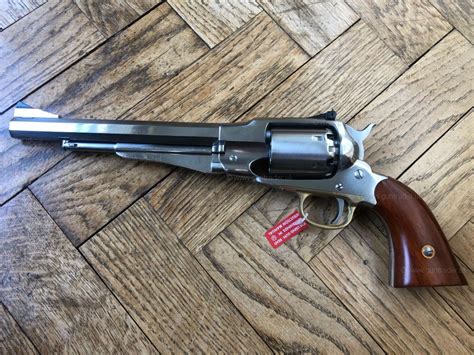 Uberti 44 1858 New Army Target Stainless Revolver New Pistol Black