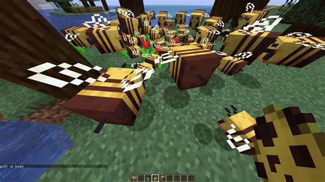 Minecraft bees nests can be found in oak and birch trees in the plains, sunflower plains, forest, and flower forest biomes. Minecraft Bee Update! - YouTube