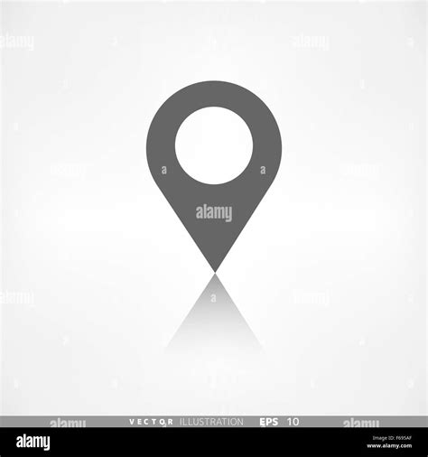 Map Pointer Icon Location Symbol Stock Vector Image And Art Alamy