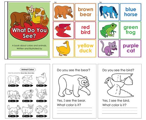 This book is a great way for students to practice their reading and writing color words and retell the classic story. 5 Best Brown Bear Brown Bear Printables - printablee.com