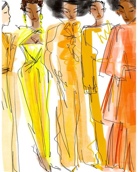 this illustrator provides the fashion inspiration you need my daily magazine art design