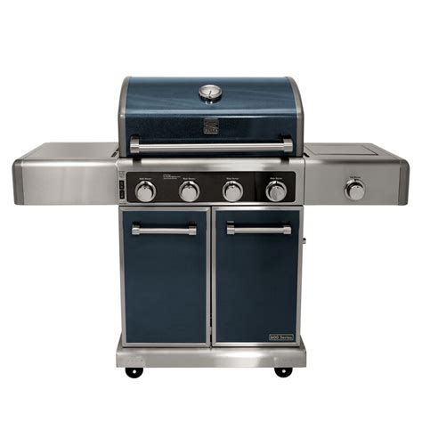 Kenmore Elite 4 Burner Liquid Propane Convertible Gas Grill With Side