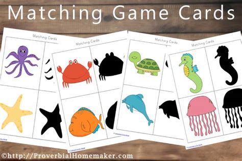 Ocean Animal Printables Subscriber Freebie - Proverbial Homemaker
