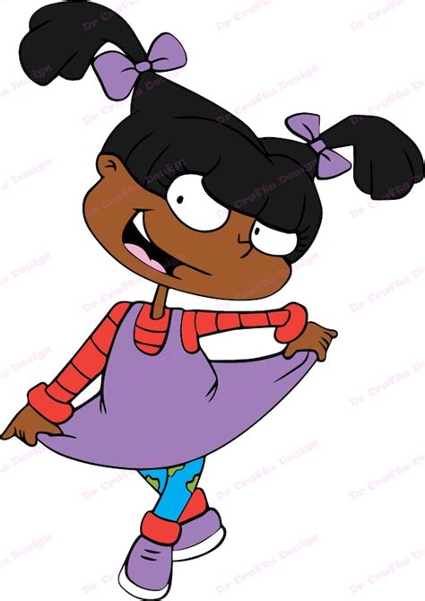 Angelica Pickles African American With Black Hair Rugrats Svg Etsy