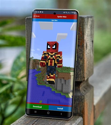 Скачать Minecraft Spider Man Skins Apk для Android