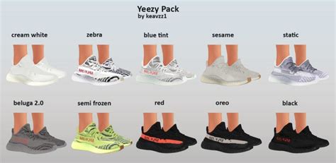Top Yeezys Shoes Clothes Your Sims Will Love Rocking SNOOTYSIMS