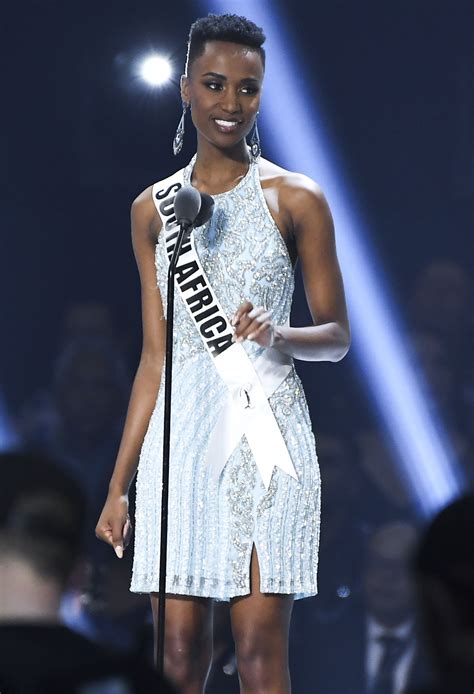 miss south africa zozibini tunzi crowned miss universe 2019 celebrity dresses beautiful