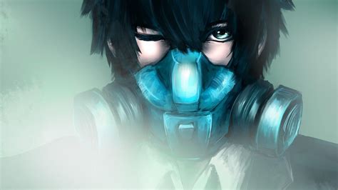 Anime Wearing Mask Wallpapers Wallpaper Cave