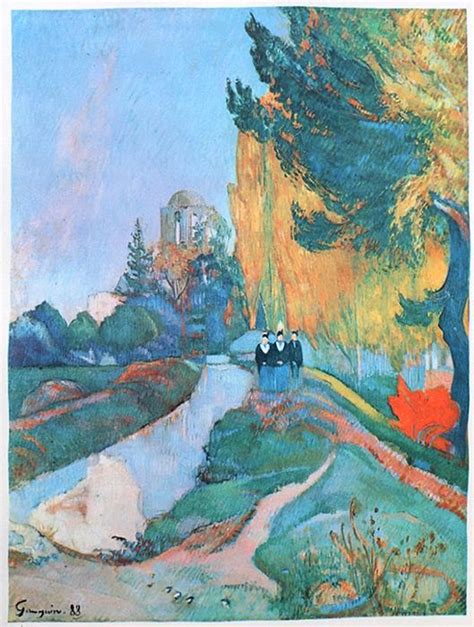 Paul Gauguin 1848 1903 After Les Alyscamps Catawiki