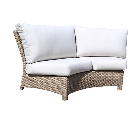 The sectional sofas are also suitable if you are hosting many people at home as they are a real space for conviviality in which to chat or share carefree moments. Riverside Sectional Curved Sofa Module - Southport Outdoor ...