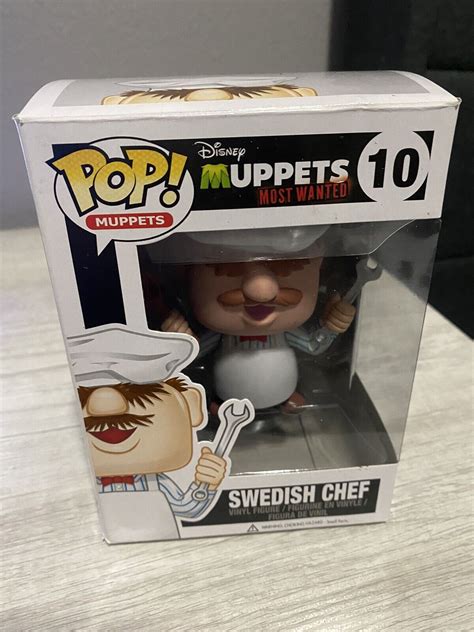 Funko Pop Muppets Most Wanted Swedish Chef 10 2014 Vaulted W Hard