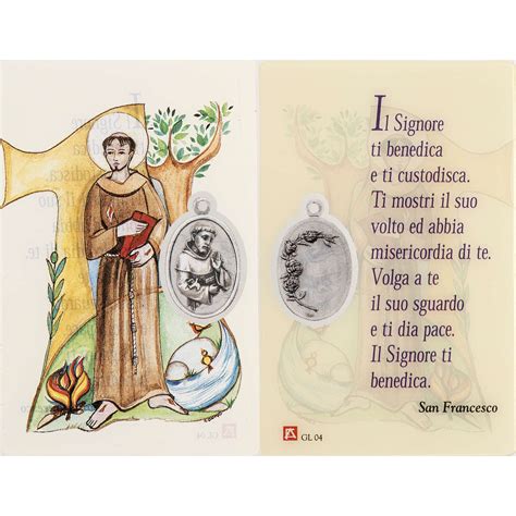 Check spelling or type a new query. Holy card, Saint Francis with prayer, laminated | online sales on HOLYART.co.uk