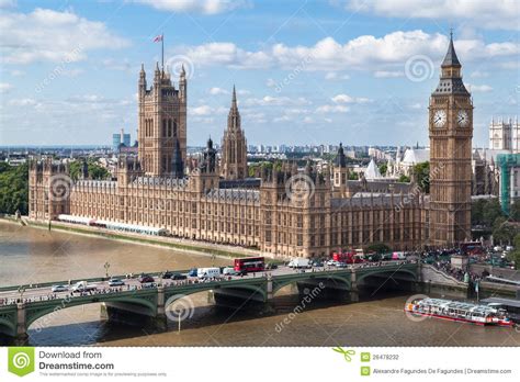 Parliament Building And Big Ben London England Editorial Photography