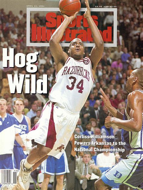 University Of Arkansas Corliss Williamson 1994 Ncaa Sports Illustrated