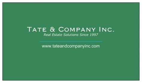 Tate And Company Inc Wake Forest Nc