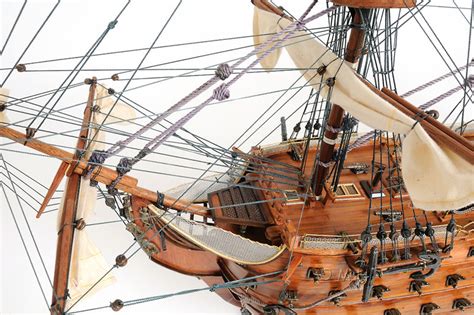 Hms Victory Wooden Tall Ship Model 37 Lord Nelsons Flagship