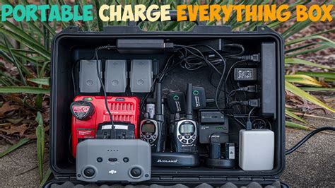 Portable Battery Charging Box Diy Grab And Go Box That Charges