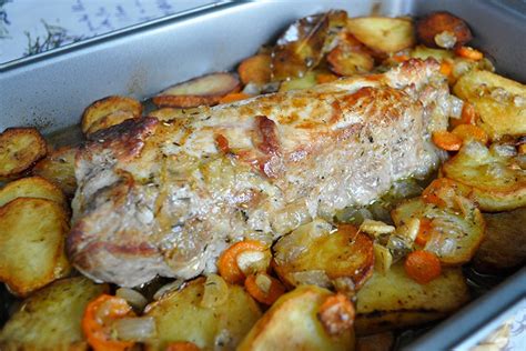Como Preparar Solomillo De Cerdo Al Horno - Solomillo de cerdo al horno con patatas - Recetinas