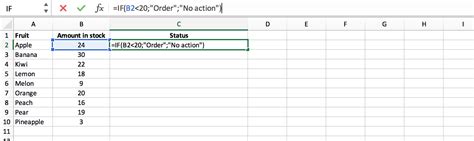 How To Use The If Function In Excel Excel Glossary Perfectxl