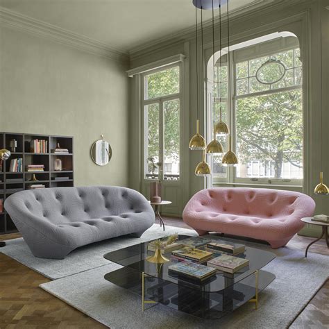 Ligne roset prado sofa square computer generated 3d model. PLOUM, Sofas from Designer : R. & E. Bouroullec | Ligne ...
