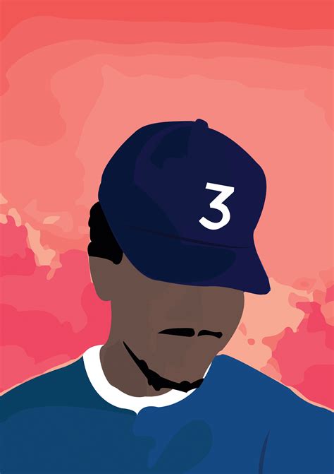 Chance The Rapper Poster Rapper Art Cute Canvas Paintings Chance