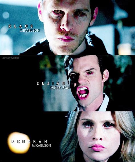 Klaus Elijah Rebekah The Originals Rebekah Vampire Diaries The