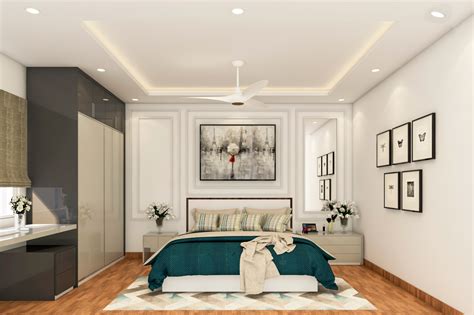 Convenient Contemporary Style Spacious Master Bedroom Design Livspace
