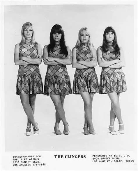 The Clinger Sisters Aka The Clingers Portrait Usa 1965 2 Old Music