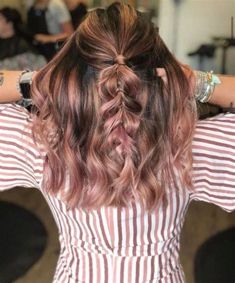 Pretty Rose Gold Balayage Rose Gold Ombre Ideas To Brighten Up Your Look This Summer