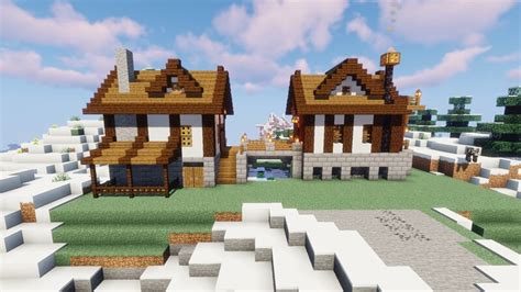 Technoblade And Ph1lza Houses From Dream Smp 120119211911191
