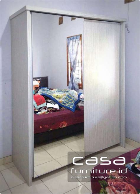 Tidak hanya mengenai perabot dan hiasan saja, pintu juga menjadi bagian penting supaya akses keluar masuk menjadi mudah. Lemari 2 pintu geser - Furniture minimalis tangerang ...