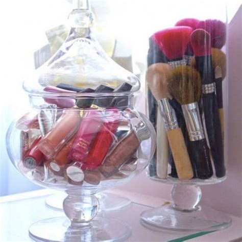 dicas de decoração para seus pincéis de maquiagem makeup storage hacks diy makeup storage