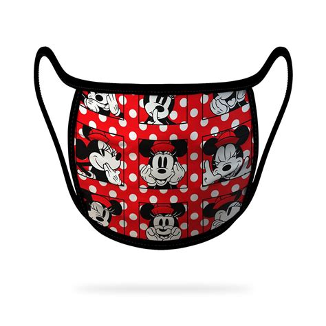 Mickey And Minnie Mouse Cloth Face Masks 4 Pack Set Pre Order