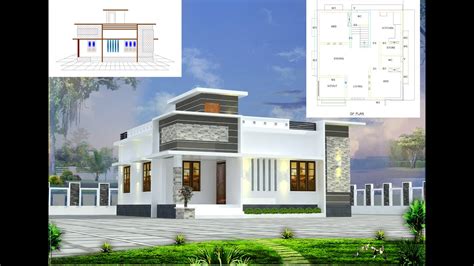 700 Sq Ft 2bhk Contemporary Style Single Storey House And Free Plan 9