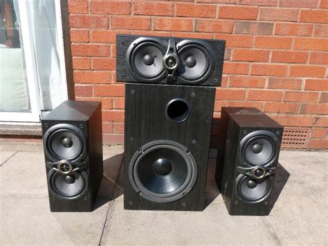 Kenwood Series 21 Speaker Set 51 Surround 100 Watts Per Channel In