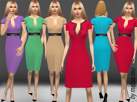 Pencil Dress By Melisa Inci At Tsr Sims 4 Updates